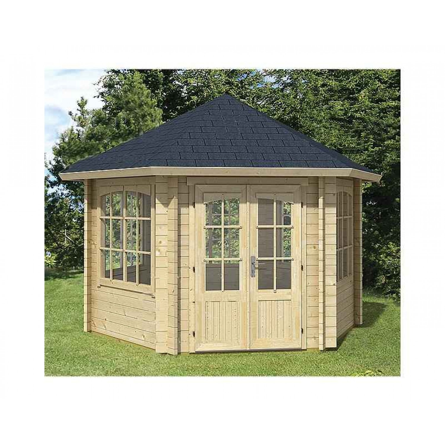 Log House Kalypso 323 x 370cm | kipogeorgiki.gr