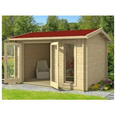 Log House FAIDRA 350 x 300cm | Wooden Garden Houses