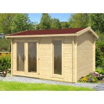 Log House FAIDRA 350 x 300cm | Wooden Garden Houses