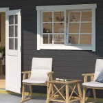 Log House ELECTRA 505x410cm with Floor Gotland 6F LASITA MAJA - Log Houses & Garden Sheds