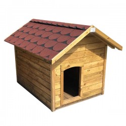 Wooden Dog House 90 x 120cm | kipogeorgiki.gr