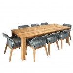 Teak Garden Table 250x100x78(H)cm - Outdoor Wooden Tables