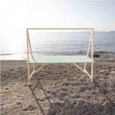 Wooden Party Table BOHEMIAN 200x71x(H)198cm Turquoise - Wooden Tables