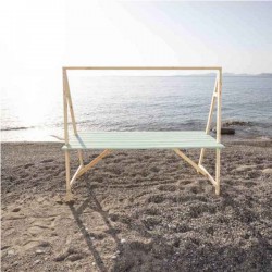 Ξύλινο Τραπέζι Party BOHEMIAN 200x71x(Υ)198cm Τιρκουάζ - Ξύλινα Τραπέζια Σκανδιναβικού Ξύλου