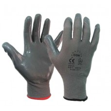 Γάντια Νιτριλίου Γκρι|kipogeorgiki.gr