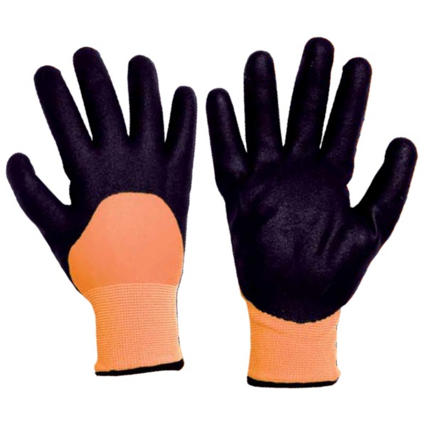 LATEX Freezer Gloves with Double Polyester Reinforcement
