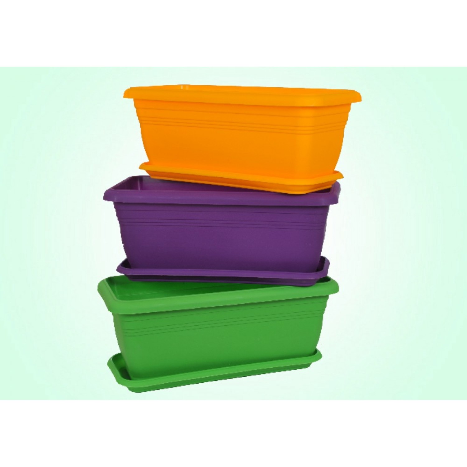 Colorful Plastic Planter Olympus 45cm |kipogeorgiki.gr