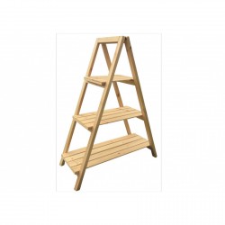 Wooden Shelf "Ladder" 120(Υ)x90x40cm | Kipogeorgiki