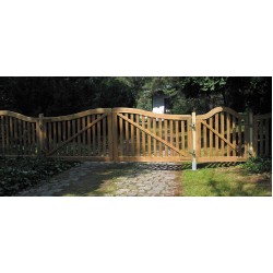 Wooden garage door Palermo