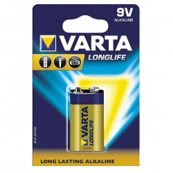 Μπαταρία Αλκαλική 9V Varta Longlife |kipogeorgiki.gr