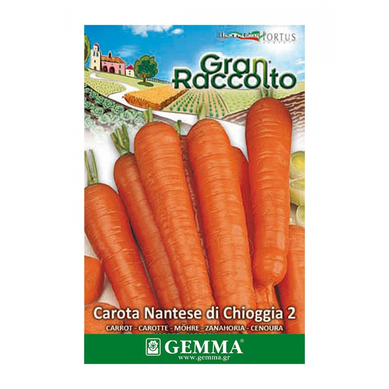 Καρότο 'Nantes di Chioggia 2' 26g Σπόροι Φακελάκι