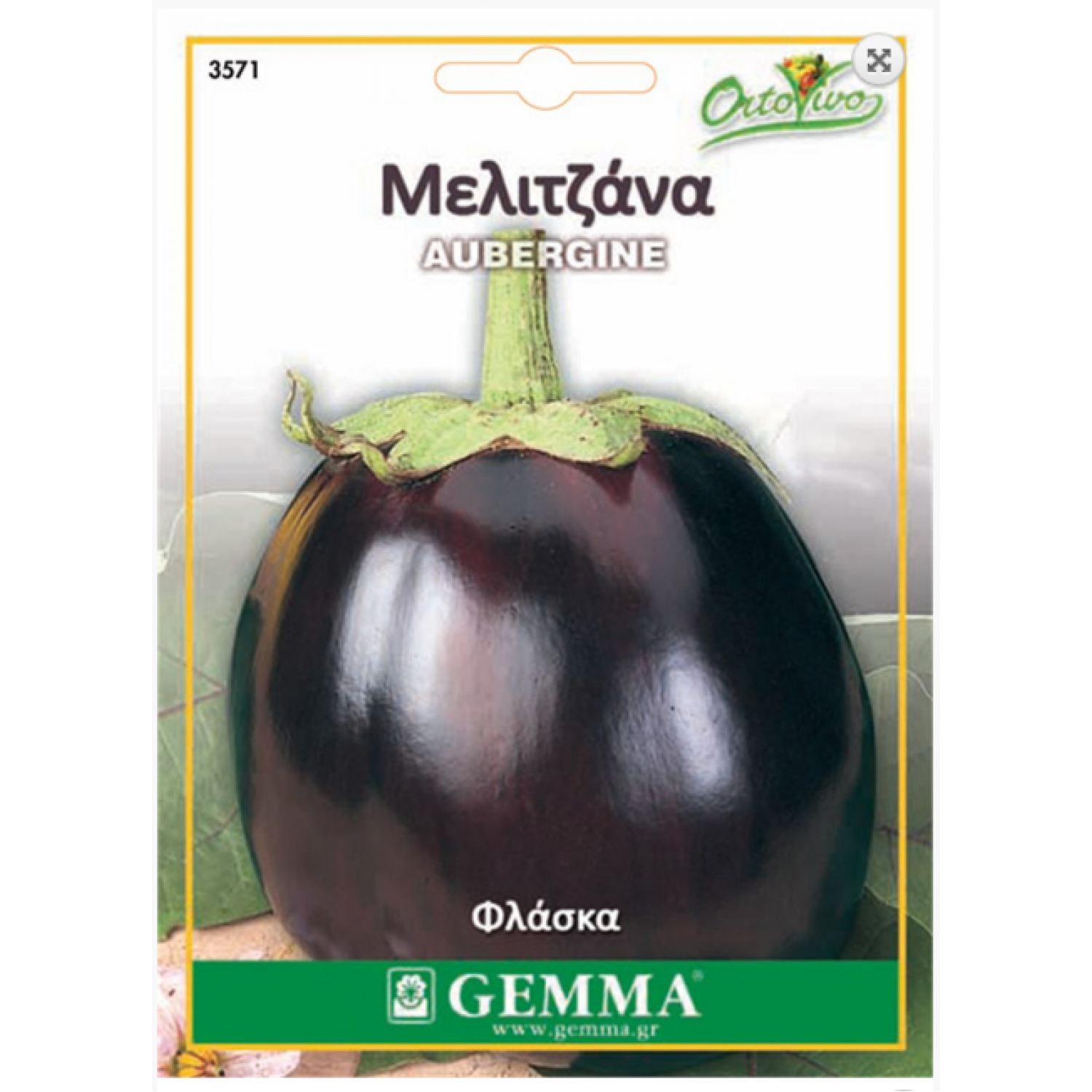 Μελιτζάνα Φλάσκα Μαύρη Σπόροι (Solanum melongena) Μελιτζάνα Φλάσκα Μαύρη Σπόροι (Solanum melongena) | kipogeorgiki.gr