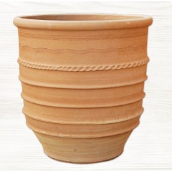 Στρογγυλή Πήλινη Γλάστρα ΕΞΑΡΑ Ø75 x (Υ)75cm CRETE Ceramart - Στρογγυλές Πήλινες Γλάστρες Στρογγυλή Πήλινη Γλάστρα ΕΞΑΡΑ Ø75 x (Υ)75cm CRETE Ceramart