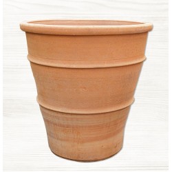 Στρογγυλή Πήλινη Γλάστρα ΜΟΝΑΧΟΥ Ø30 x (Υ)30cm CRETE Ceramart - Στρογγυλές Πήλινες Γλάστρες Στρογγυλή Πήλινη Γλάστρα ΜΟΝΑΧΟΥ Ø30x(Υ)30cm CRETE Ceramart