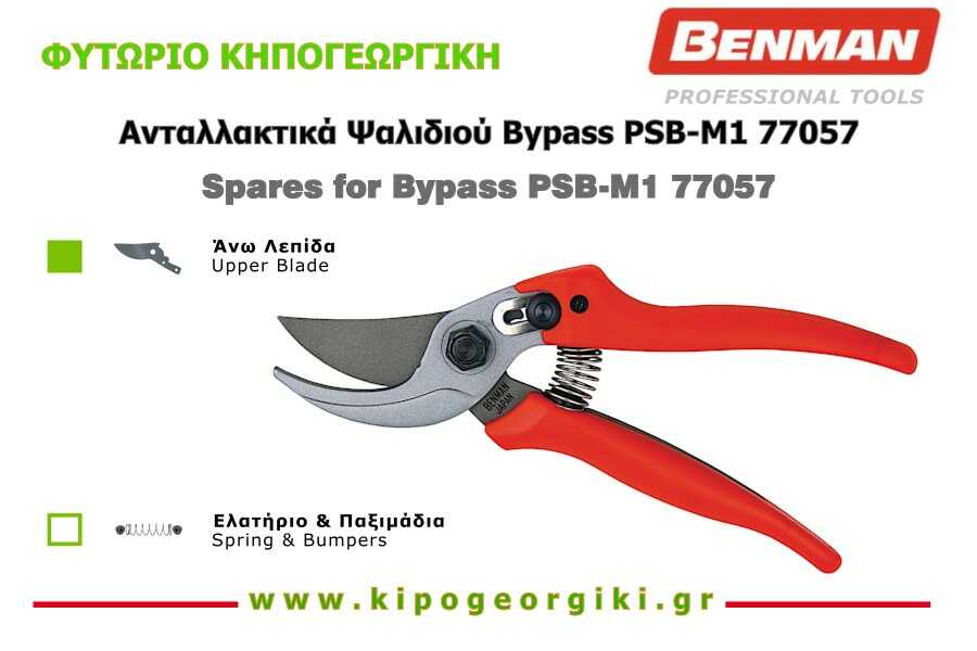 Άνω Λεπίδα για Κλαδευτήρι Bypass Benman 77057