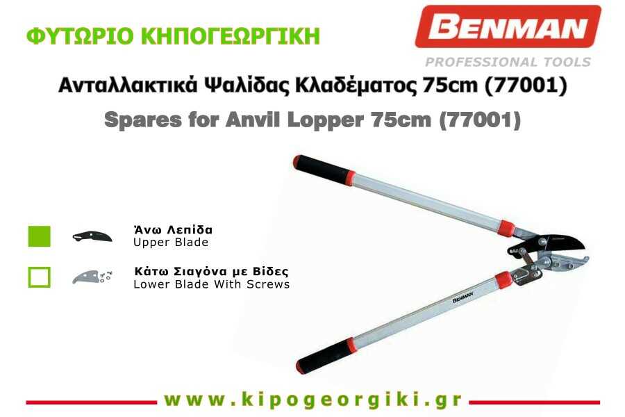 Spare Upper Blade For Lopper 77001 Benman