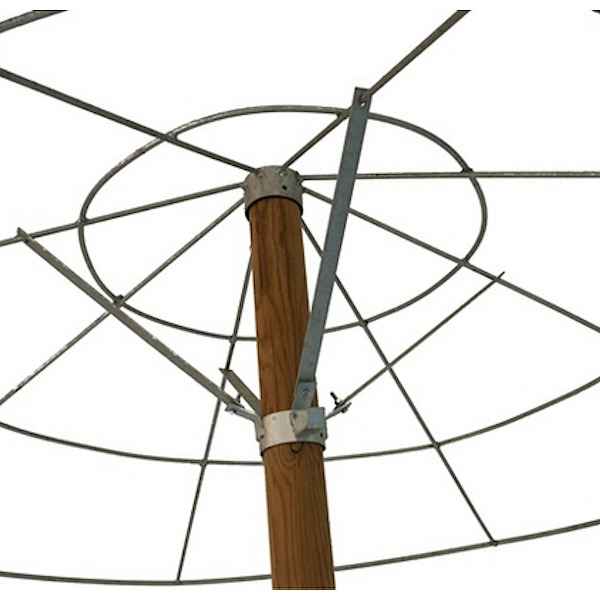 Metal Round Umbrella Heavy Duty Frame D200cm - Detail