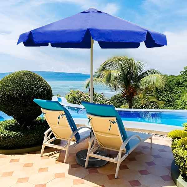 Aluminum Umbrella with Polyester Fabric 350gr/m² D350cm-Ø4.8cm Pole