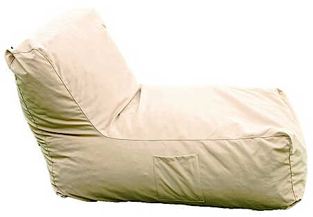 Lounge Pouf Waterproof Grey 70x100x(H)31/60cm