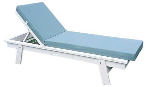Sun Lounger Wooden 200x61x(H)33/100cm