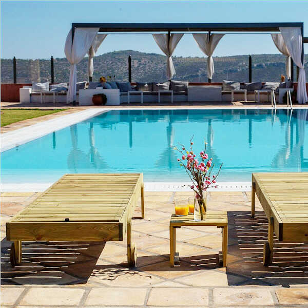 Sun Lounger Teak 197x65x35(H)cm