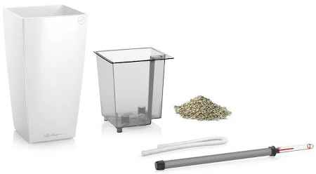 CUBI White Planters as Full Set