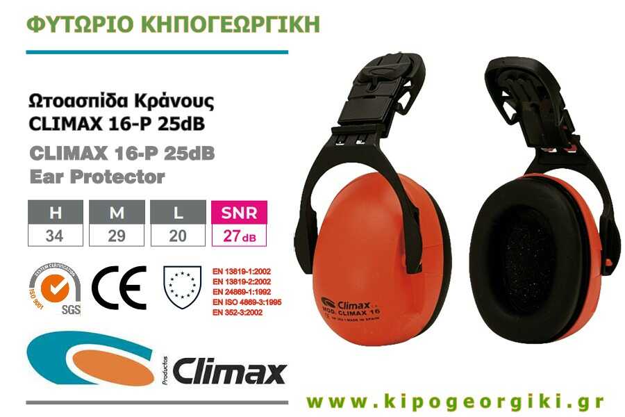 CLIMAX 16-P 27dB Ear Protector