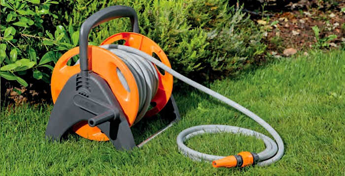 Hose Reel REELY 40m GF8000-5740 in the Garden