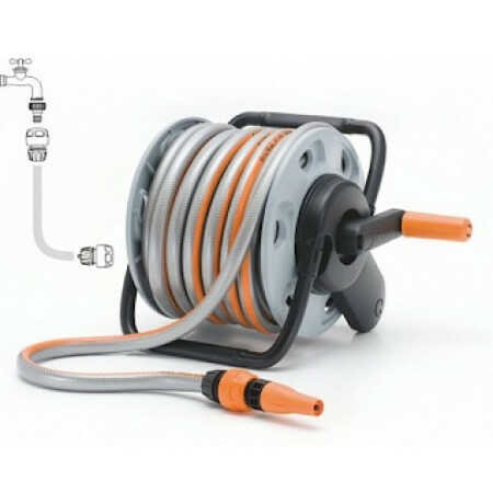Hose Reel Set MINI CONCEPT READY 15m GF8000-5793 - Fitting to Tap