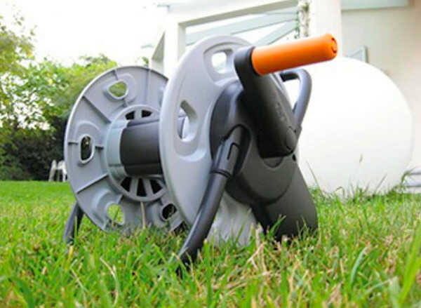 Hose Reel Set MINI CONCEPT READY 15m GF8000-5793 in the Garden
