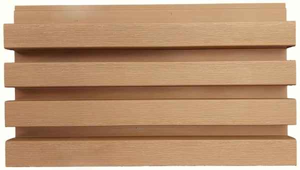 WPC Wall Cladding 3rd Generation Slats Oak