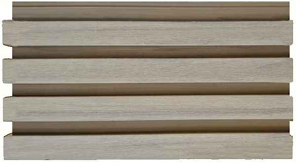WPC Wall Cladding 3rd Generation Slats Beige
