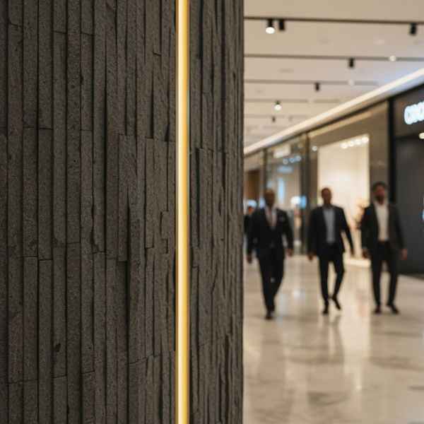 Πάνελ Τοίχου Εύκαμπτης Πέτρας 3D 111050 Muretto Stone 60x120cm Γκρι