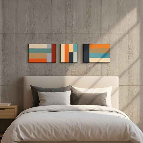 Πάνελ Τοίχου Εύκαμπτης Πέτρας 3D Concrete Board 60x120cm Γκρι Ανοιχτό​