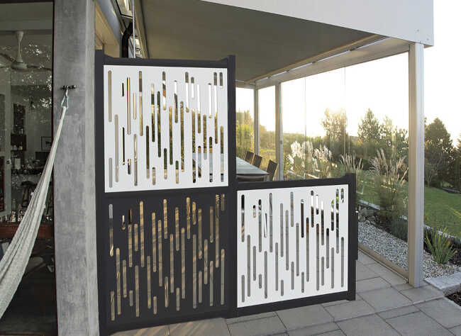 Composition of Brown & White Color Lattice