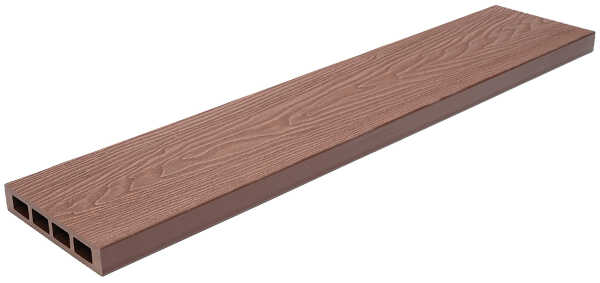 WPC Σανίδα Deck Περίφραξης 2 Όψεων 2x12x360cm LIGHT BROWN