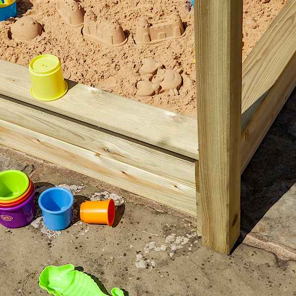Parkland Sandpit by Pine Pressure Treated Wood With Sand