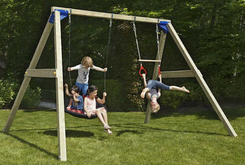 Ξύλινη Κούνια Freeswing 2,40m Blue Rabbit