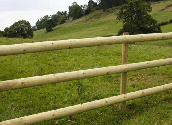 Ξύλινος Πάσσαλος Στρογγυλός Ø10