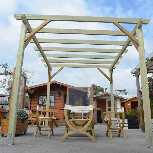 Pergola Frame by Pressure Treated Timber-3