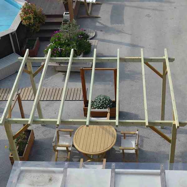 Pergola Frame by Pressure Treated Timber-1