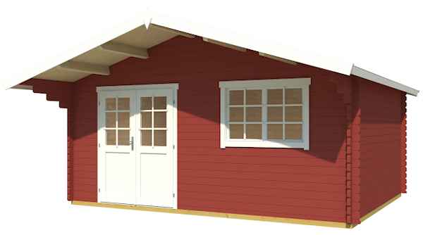 Painted Log Houses TERPSICHORI Gotland 7F 1